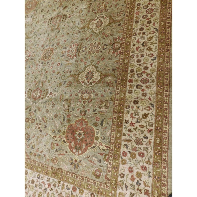 Hand Knotted Rug in Soft Color. For Sale - Image 10 of 18