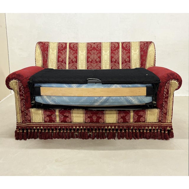 1990s Strpied Sofa Bed, 1990s For Sale - Image 5 of 13