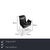 with this set of four, you'll have a complete set of the Mexico chairs by KFF. The manufacturer, based in Lemgo, was...