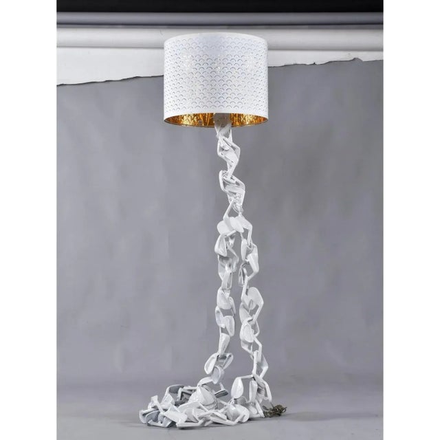 Contemporary Golf Club Floor Lamp Pop Art Sculpture Custom Made White Golf Lamp For Sale - Image 3 of 11