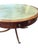English Georgian Revival Mahogany 48.25" Drum Table With Green Tooled Leather Top, Circa 1900 For Sale - Image 15 of 18