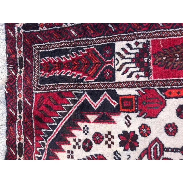 Vintage Turkmen Baluch Rug For Sale - Image 10 of 12