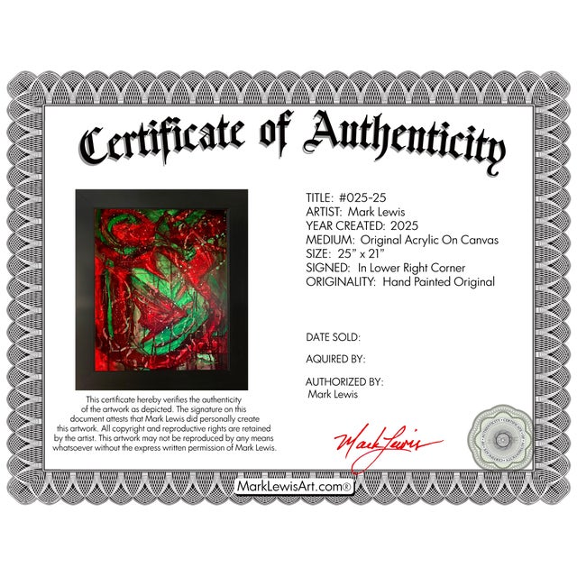 Evaluation This original work is offered directly from the private collection of the artist’s family. Mark Lewis (b. 1958)...