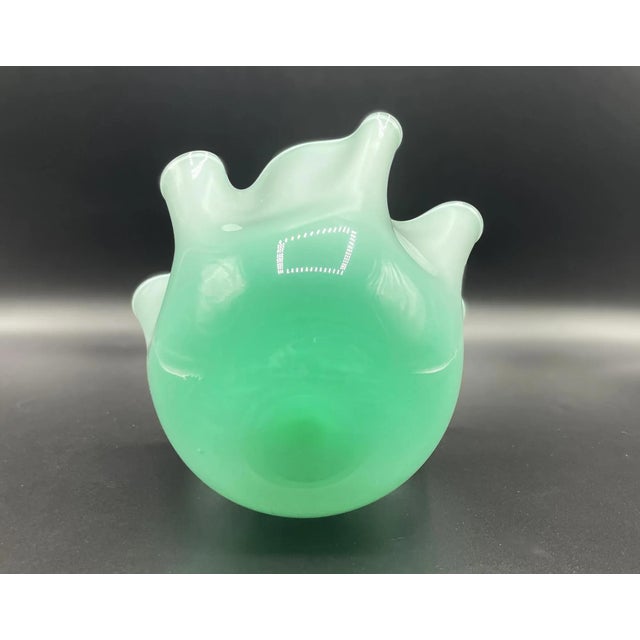 Murano Style Flying Hand Handkerchief Vase, 1970s For Sale - Image 3 of 13