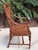 1970s Vintage Chinoiserie Rattan Bamboo Armchairs Woven Cane Seat & Backrest 1970s Vintage For Sale - Image 5 of 14