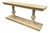 Restoration Hardware 15th C. Dual-Baluster Oak Console Table For Sale