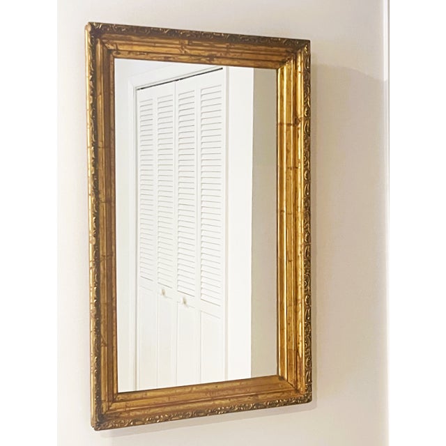 Antique Giltwood Mirror For Sale In Greenville, SC - Image 6 of 11