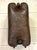 Mid-20th Century, Egyptian, Wooden Camel Saddle/Stool, With a Hand/Tooled, Embossed, Leather Cushion, and Brass Feet and Stud Ornamentation, 1950 For Sale - Image 4 of 10