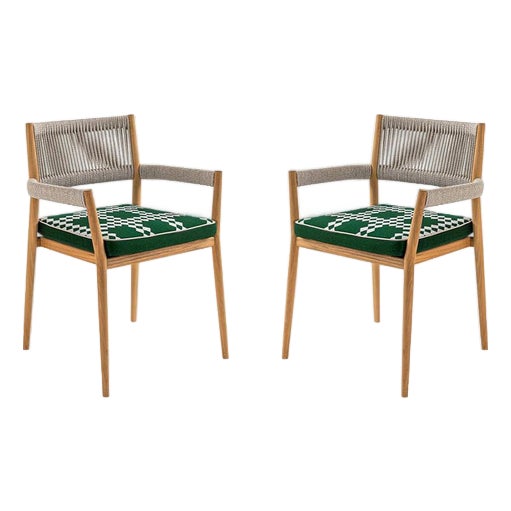 Dine Out Outside Chairs by Rodolfo Dordoni for Cassina, Set of 2 For Sale