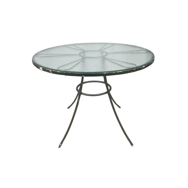 Discover an exceptionally rare mid-century outdoor set attributed to Maurizio Tempestini for Salterini; which embodies the...