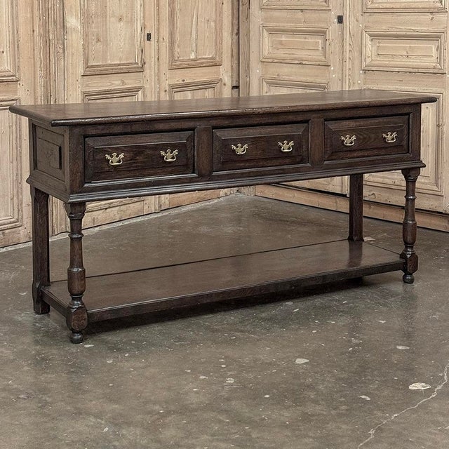 English 18th Century English Sideboard ~ Console ~ Sofa Table For Sale - Image 3 of 16