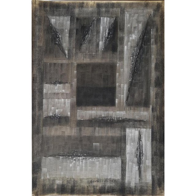 This is an original drawing realized by Cesare Peverelli in 1965. Hand signed and dated at the bottom. Very good...