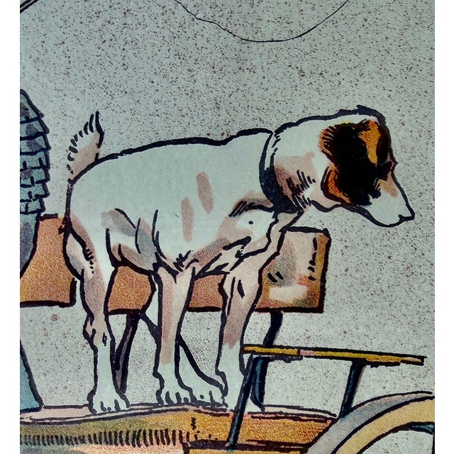 Pair Framed Edward Penfield “Country Carts” Equestrian Color Lithographs, 1900 For Sale - Image 4 of 18