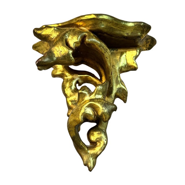 Stunning vintage giltwood wall shelf or bracket, perfect for displaying small collectables. This piece would make a lovely...