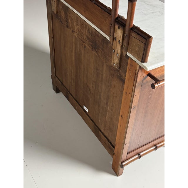 Faux Bamboo Commode with Mirror, 1890s For Sale - Image 18 of 18