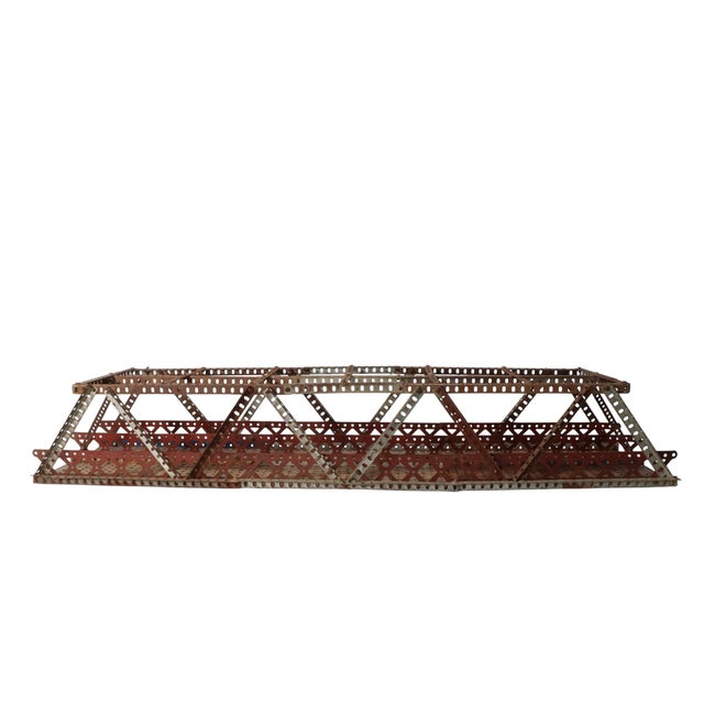 Vintage Erector Set Architectural Trestle Bridge Model For Sale - Image 9 of 14