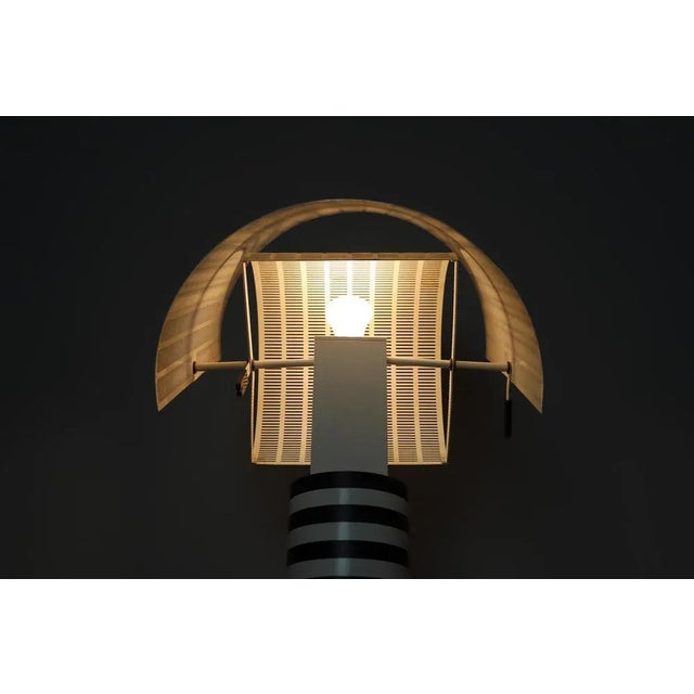 Metal Vintage Table Lamp by Mario Botta for Artemide, 1986 For Sale - Image 7 of 11