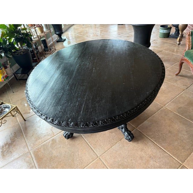 Wood Early 20th Century Gothic Victorian Table For Sale - Image 7 of 7