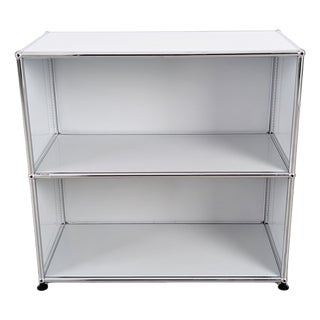 Original Usm Haller Chest of Drawers Fritz Haller White Cabinet Sideboard2 For Sale