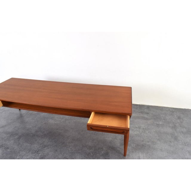 Mid-Century Modern Teak Coffee Table by Johannes Anderen for Trensum Möbelfabrik, 1960s For Sale - Image 14 of 16