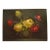 Vintage Floral Oil Painting Original Signed Rose Still Life Small Canvas 1960s For Sale