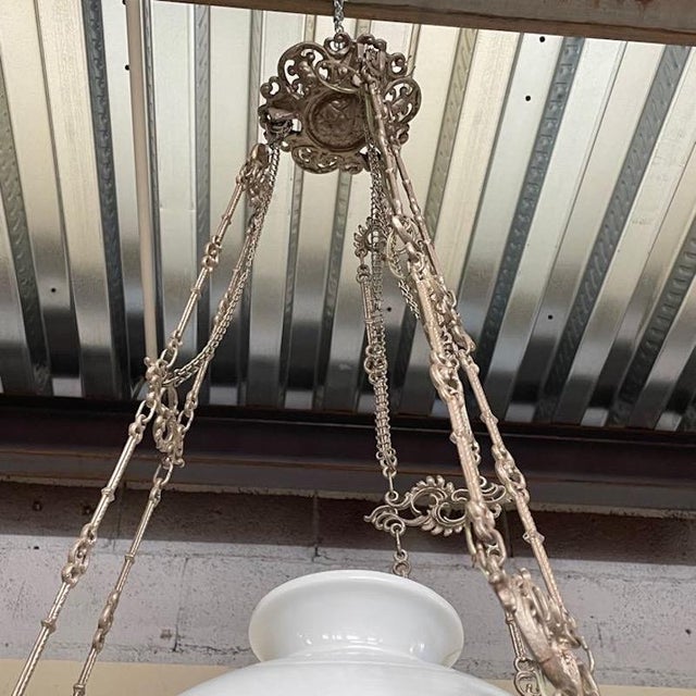 Vintage Oil Pendant Lamp, 1920s For Sale - Image 13 of 16