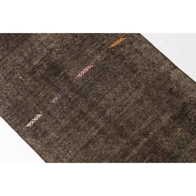 Textile Decorative Vintage Hallway Kilim Runner For Sale - Image 7 of 10
