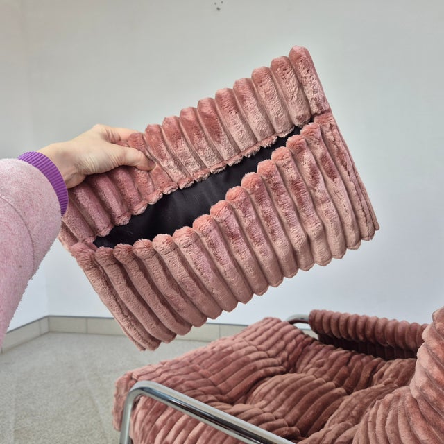 Mid-Century Tubular Armchair by Gillis Lundgren for Ikea, 1970s For Sale - Image 6 of 8