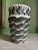 2010s 2018 Decorative Carved Glaze Black and White Large Vase For Sale - Image 5 of 5