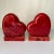 Vintage 1950s Italian Alabaster Red Heart Bookends - a Pair For Sale - Image 4 of 10