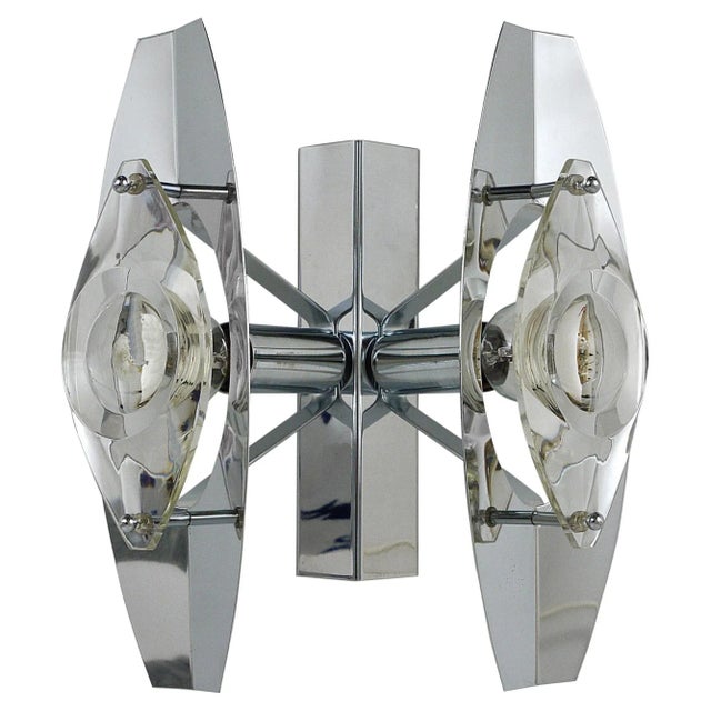 Mid-Century Italian Glass Sconce by Oscar Torlasco for Stilkronen, 1960s For Sale - Image 16 of 16