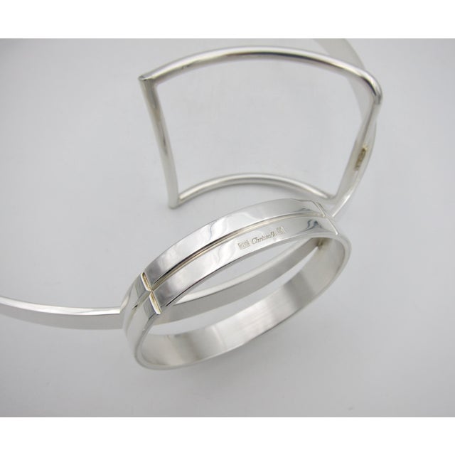 Silver Christofle Wine Bottle Stand and Pourer Designed by Bernard Yot For Sale - Image 8 of 10