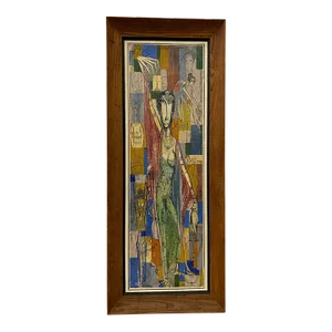 Robert Tosa Mid Century Modern Abstract Portraits C.1952
