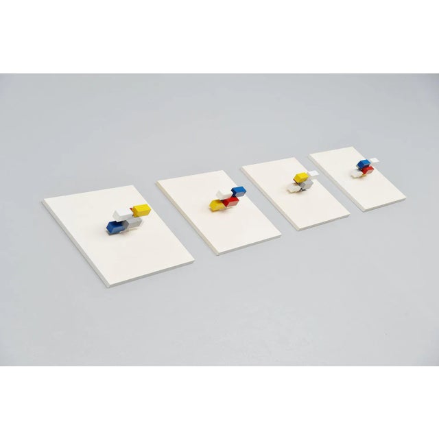 1980s Wall Panels by Bander Van Ierland, Holland, 1986 For Sale - Image 5 of 11