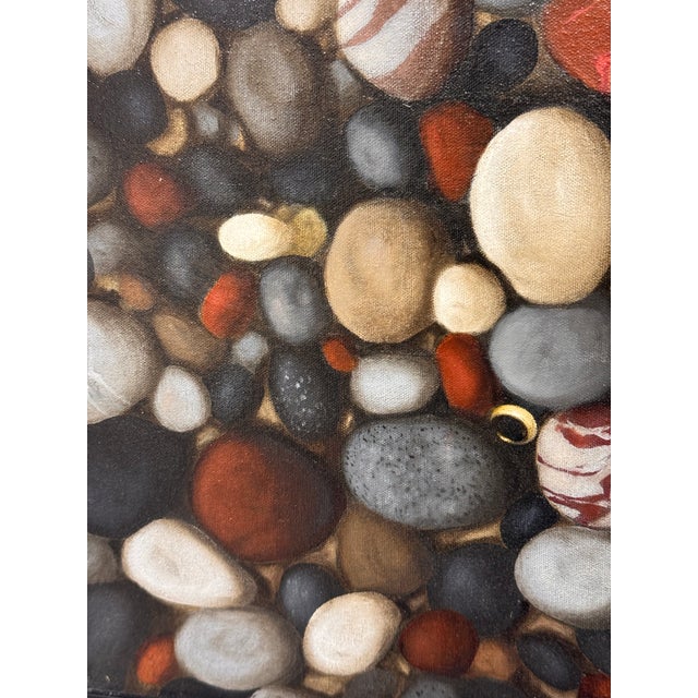 1990s Michael Skidmore “Love Found” Oil Painting, Framed For Sale - Image 5 of 12