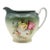 Victorian Floral Porcelain Pitcher For Sale