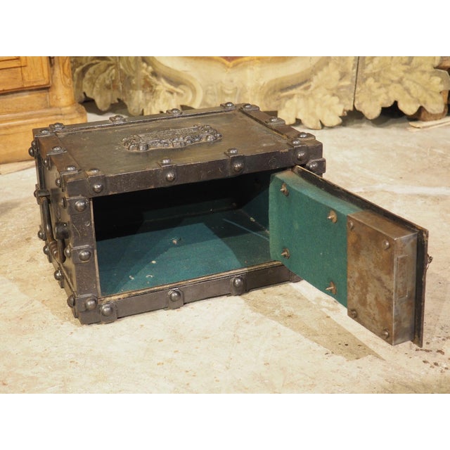 More information coming soon… Manufactured by Bauche in the region of Marne, France, this incombustible cast iron safe...