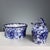 Flow Blue Porcelain Jug with Basin, Set of 2 For Sale - Image 14 of 14