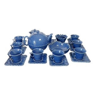 Vintage French Tea Set, 1970, Set of 23 For Sale