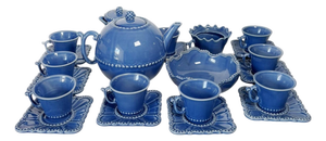 Vintage French Tea Set, 1970, Set of 23