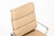 Cream Eames Herman Miller Tall Cream Leather Office Chair Aluminum Group For Sale - Image 8 of 12