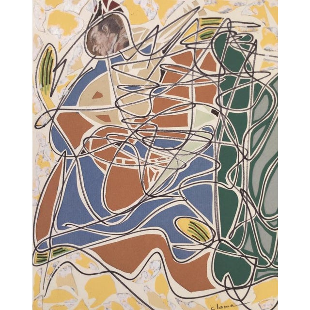Pierre Clamagirand aka Clama, Untitled, Mixed Media For Sale - Image 5 of 5