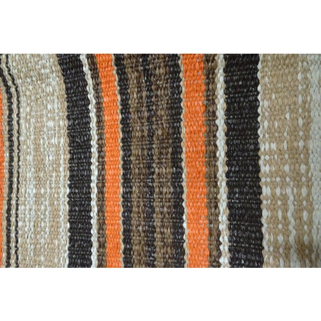 Mid-Century Modern Rag Rug Swedish Mid Century Vinyl For Sale - Image 3 of 8