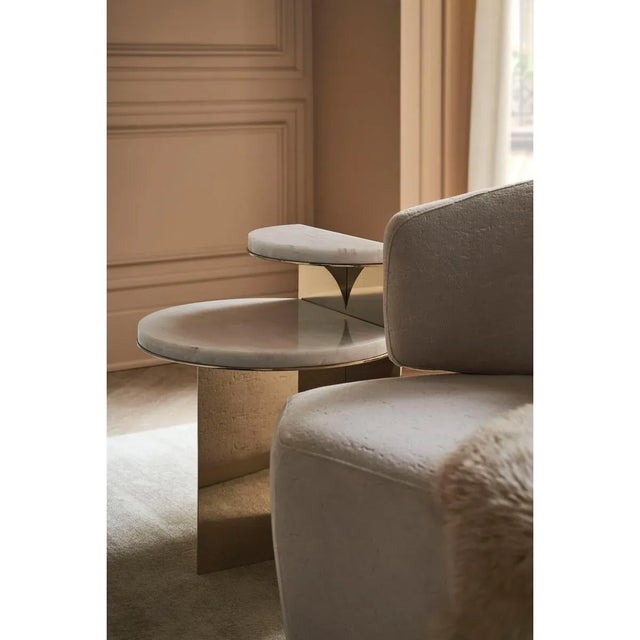 Half round end table chairish