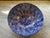 Farmhouse Vintage Large Blue Splatter Speckled Spongeware Serving Bowl For Sale - Image 3 of 8