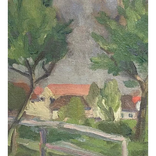 Maurice Sarkissoff, Paysage de Campagne, 1928, Oil on Canvas, Framed For Sale - Image 4 of 9
