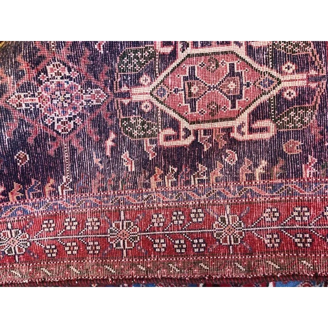 1920s Antique Tribal Persian Kashgoli/Qashqai Rug For Sale - Image 5 of 7