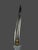 Khanjar dagger in chalcedony with a giraffe head, INDIA, Mughal Dynasty (1526-1857) For Sale - Image 6 of 8