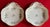Old 18th C. Paris Porcelain Dihl Et Guerhard Sprig Cornflower Shell Shape Serving Dishes 1790 - 1800 - A Pair For Sale - Image 10 of 15