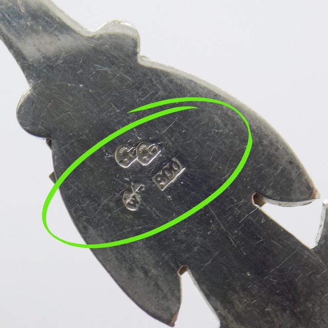 Silver Vintage Austrian Genuine Silver Souvenir Spoon Kitzbühel Emblem Hallmarked 900 For Sale - Image 8 of 10